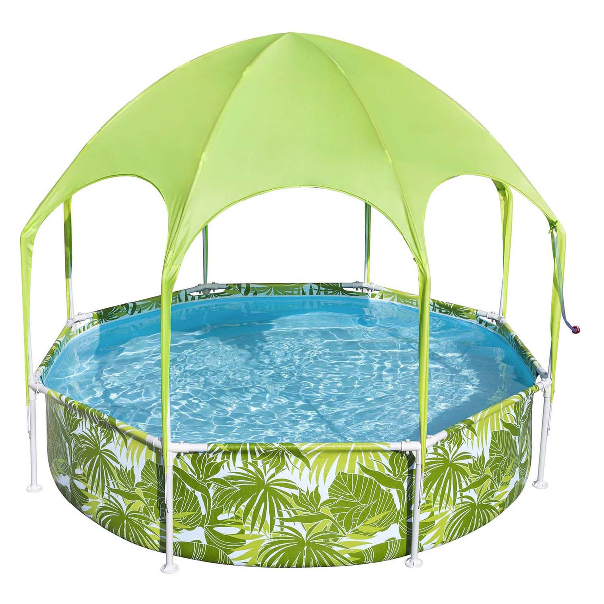 Bestway ma première piscine à cadre ombragée avec parasol UV, 244 cm
