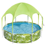 Bestway ma première piscine à cadre ombragée avec parasol UV, 244 cm
