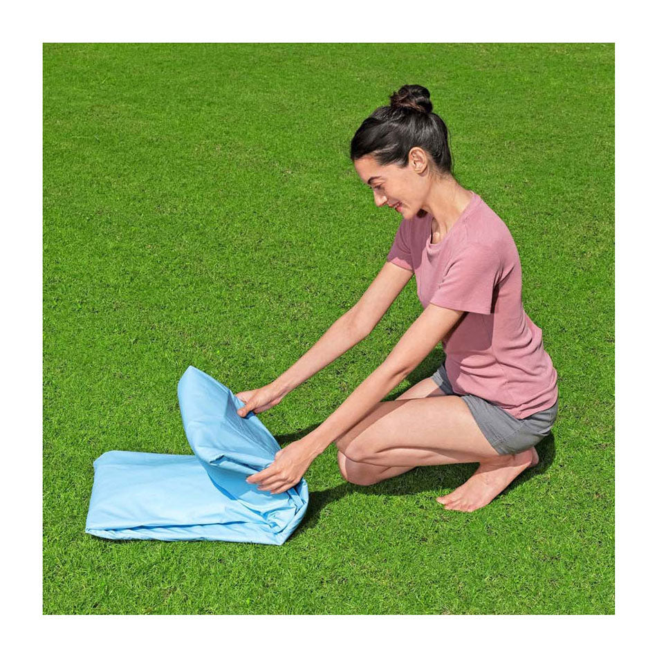 Bestway ma première piscine à cadre ombragée avec parasol UV, 244 cm