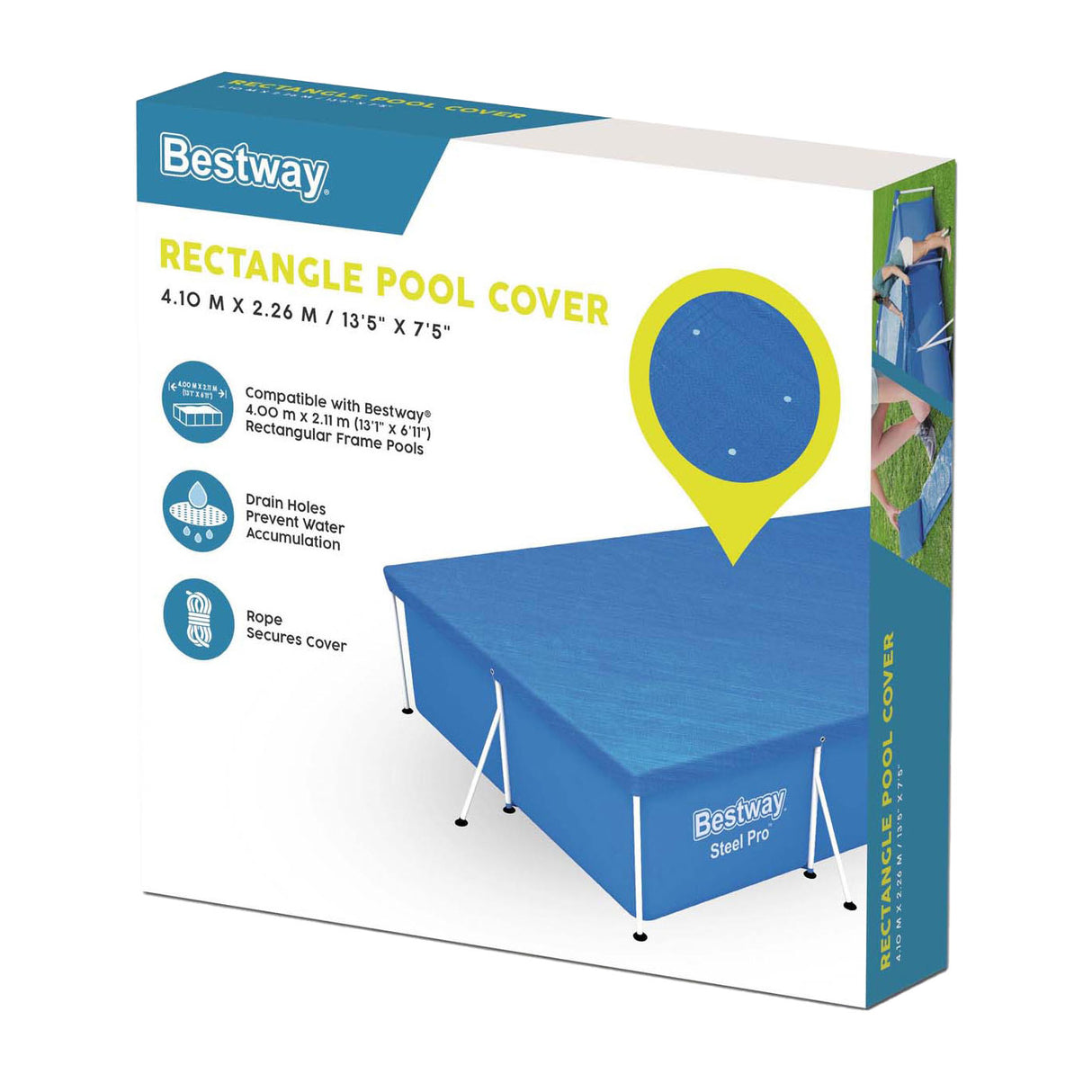 Bestway bâche pro rectangle, 400cm