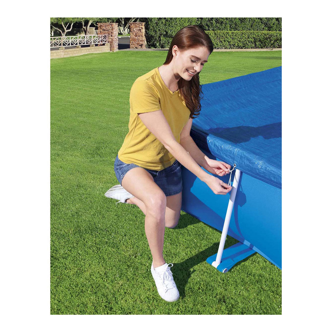 Bestway bâche acier pro rectangle, 259cm