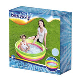 Piscine pour enfants Bestway ronde couleurs, 102 cm