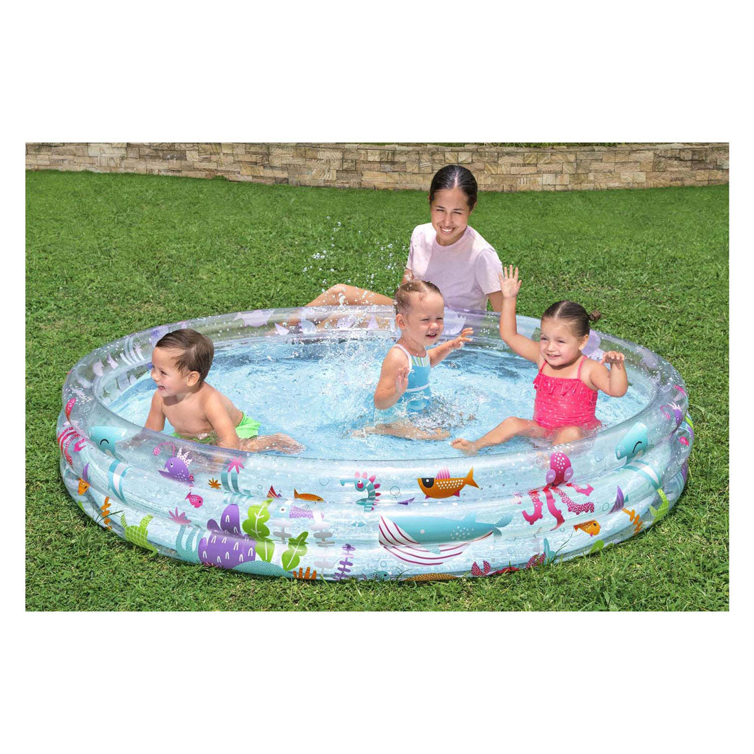 Piscine pour enfants Bestway autour de la vie sous-marine, 183 cm