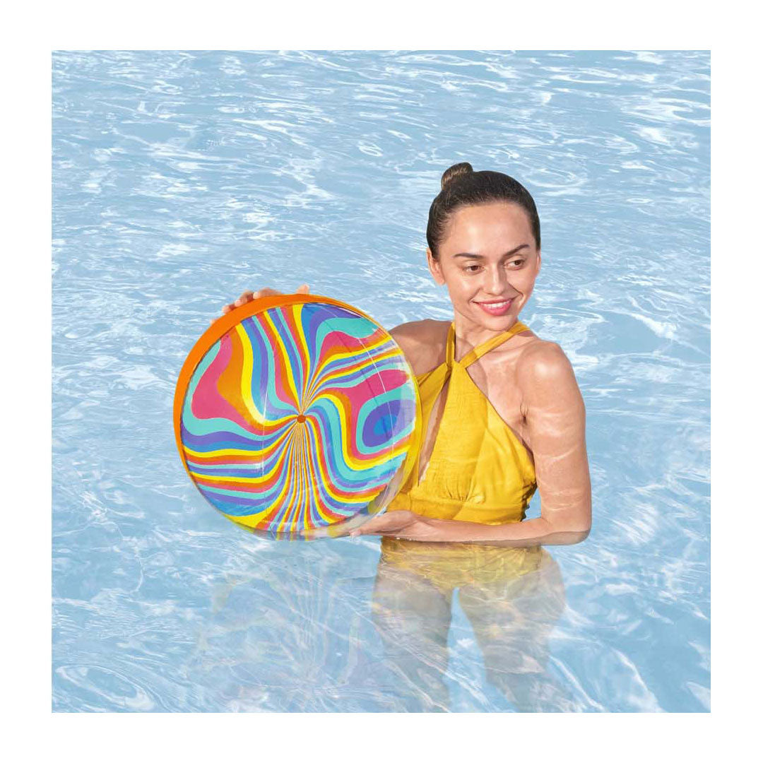 Ballon de plage Bestway tie-dye twist, 34 cm