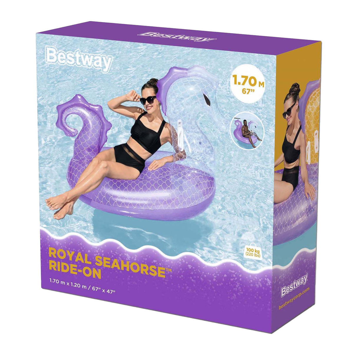 Hippocampe gonflable Bestway Rider Royal