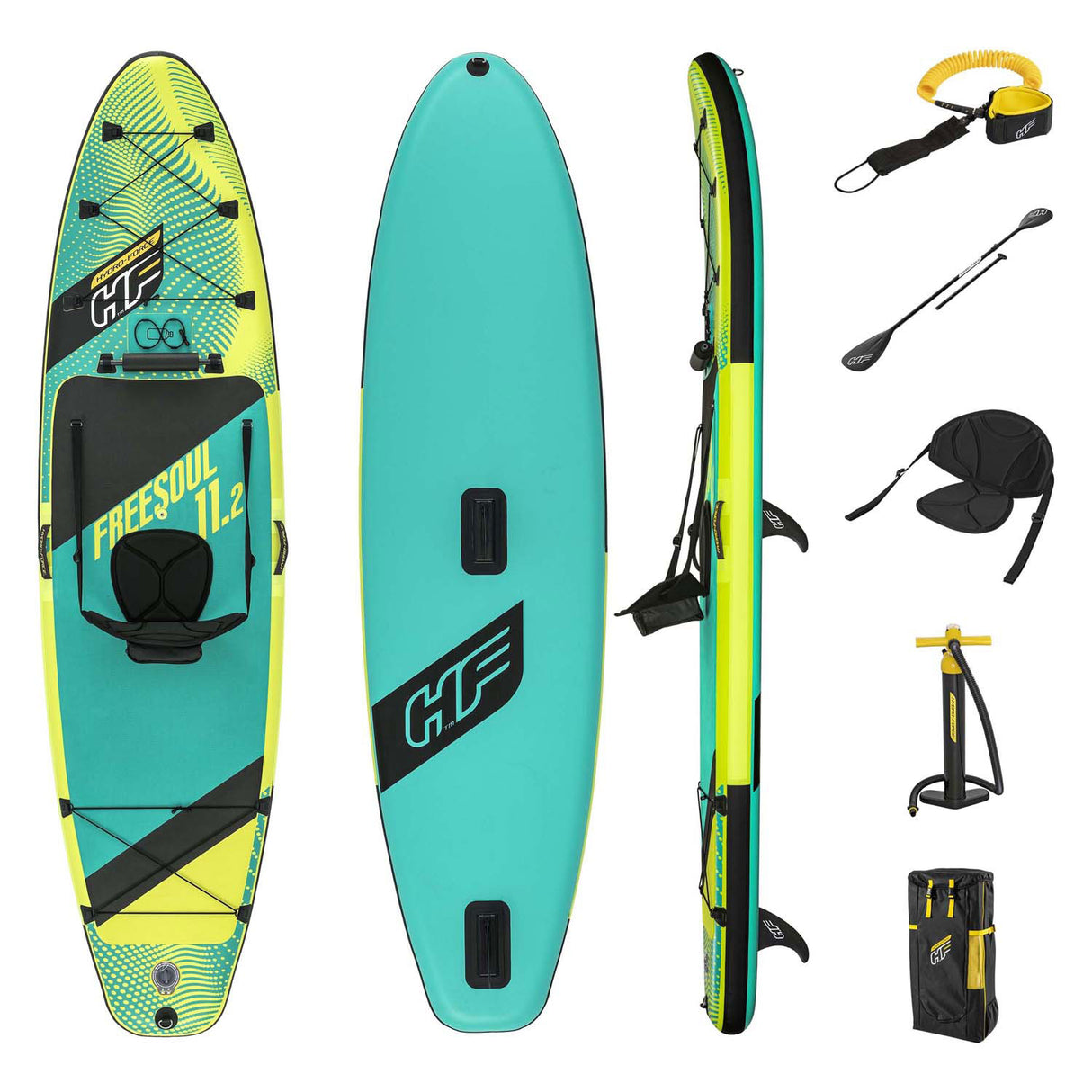 Ensemble interchangeable Bestway Hydro Force Sup Board Freesoul Tech