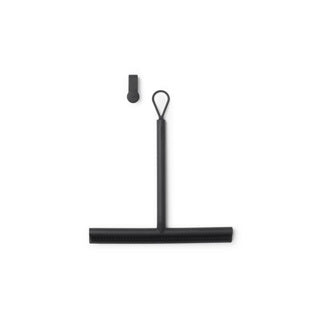 Brabantia renouveler raclette de douche - avec crochet de suspension - gris foncé