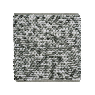 Via chasse tapis de toilette gris foncé 60 x 60 cm caorle | 2 pièces