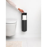 Brabantia mindset porte-rouleau de rechange - gris infini minéral