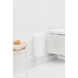 Brabantia mindset porte-rouleau de rechange - blanc frais minéral