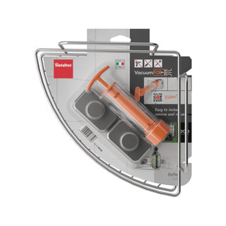 Badkamer rek hoekplank vacuum fix 23x23x11 cm