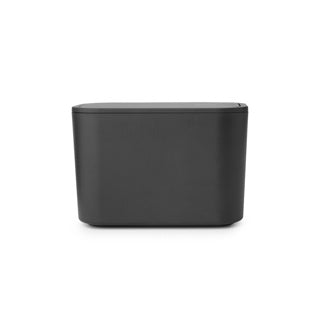 Poubelle de salle de bain Brabantia mindset - gris foncé