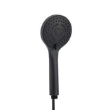 Pommeau de douche No Brand noir 5 fonctions | 3 pièces