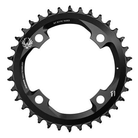 Sram plateau 34 dents eagle x-sync 2 104 bcd 12 vitesses noir