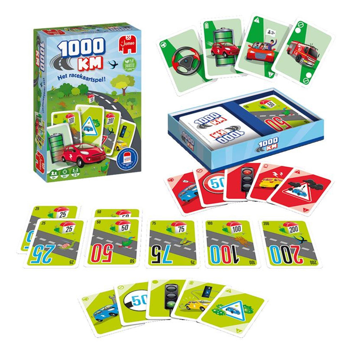 Jeu de cartes géant 1000km