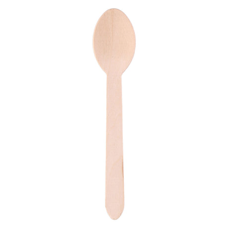 Bois à cuillère jetable 16 cm, 50e.