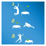 Attraper et lancer un jeu de spyderball | bleu | 90 cm