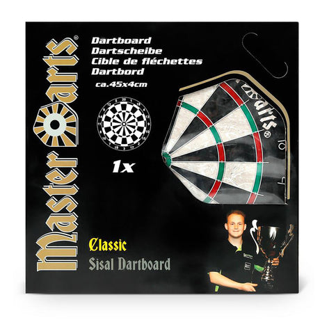 Masterdarts master darts jeu de fléchettes en sisal classique - 45 cm