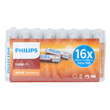 Philips Longlife AAA Battery, 16 ..