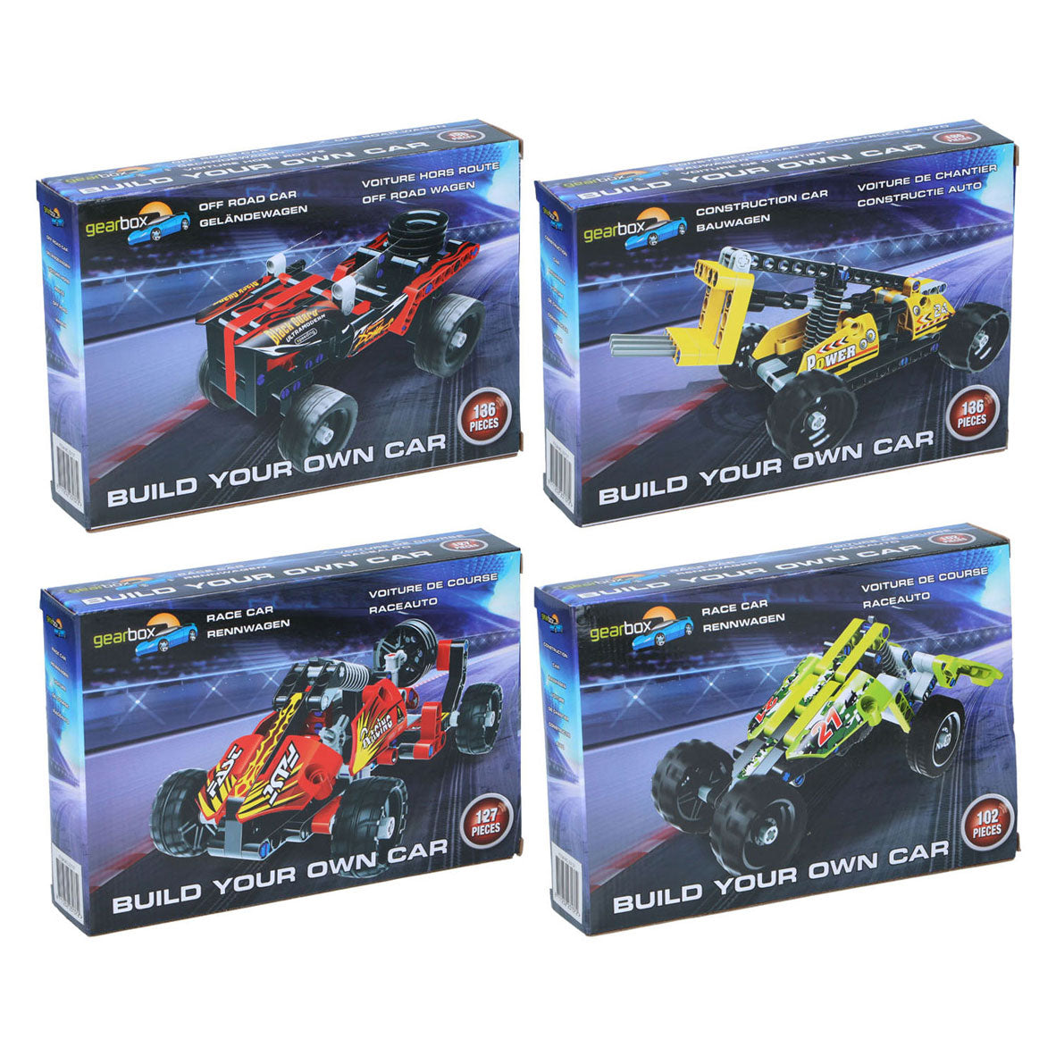 Jeu de construction de voiture