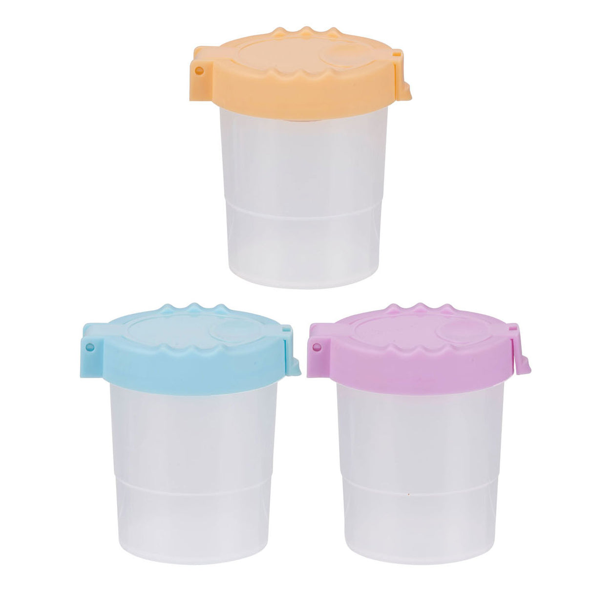 Pot de nettoyage pour brosses, 3 pcs.