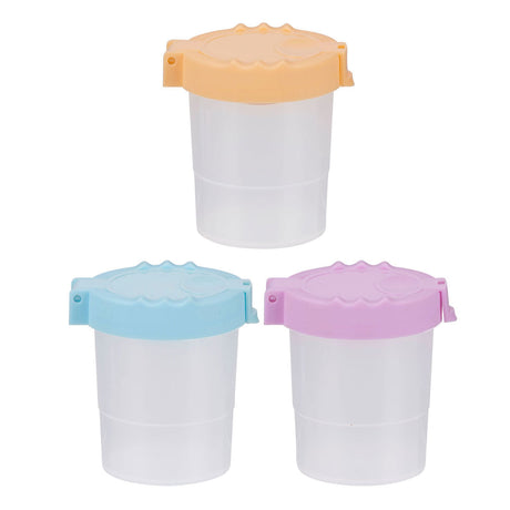 Pot de nettoyage pour brosses, 3 pcs.