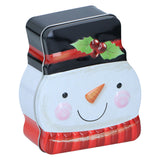 Boîte de conservation de Noël en étain pour biscuits