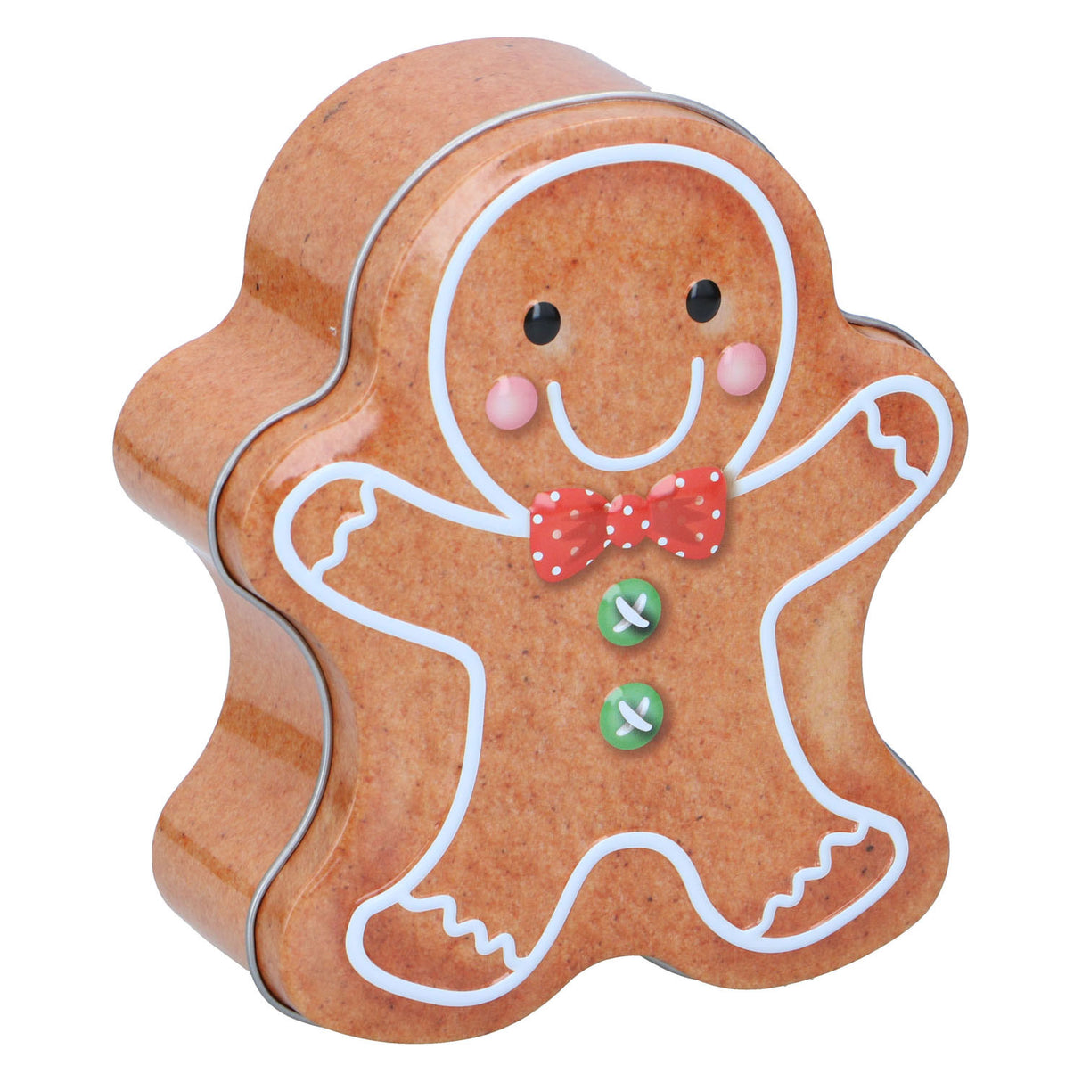 Boîte de conservation de Noël en étain pour biscuits