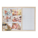 Tableau mémo et cadre photo en bois MDF, 57x41cm