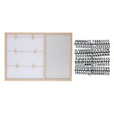 Tableau mémo et cadre photo en bois MDF, 57x41cm