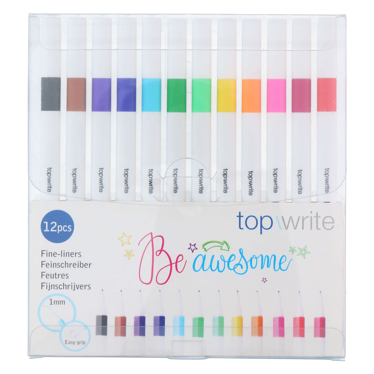 Couleur Fineliners, 12 pcs.