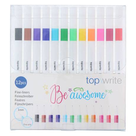 Couleur Fineliners, 12 pcs.