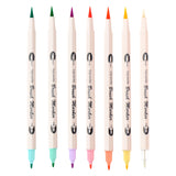 Felt -Tip stylos BrushPennen Double-Side, 7e.