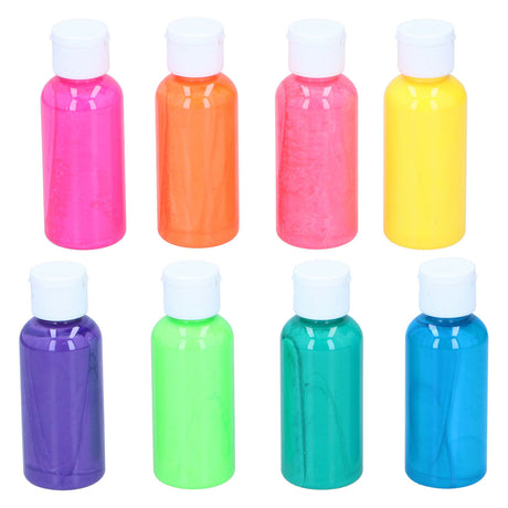 Peinture acrylique néon, 4 pcs.