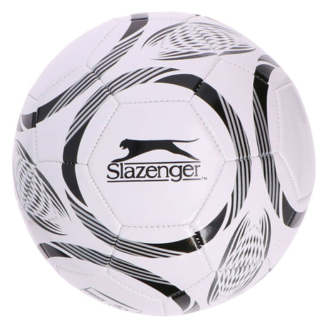 Ballon de football Slazenger sans marque sans marque taille 5 - ballon de football taille 5 pour entraînements et matchs - ballon de football pour extérieur et terrains de sport - couleurs assorties noir, bleu ou rouge - taille de ballon standard