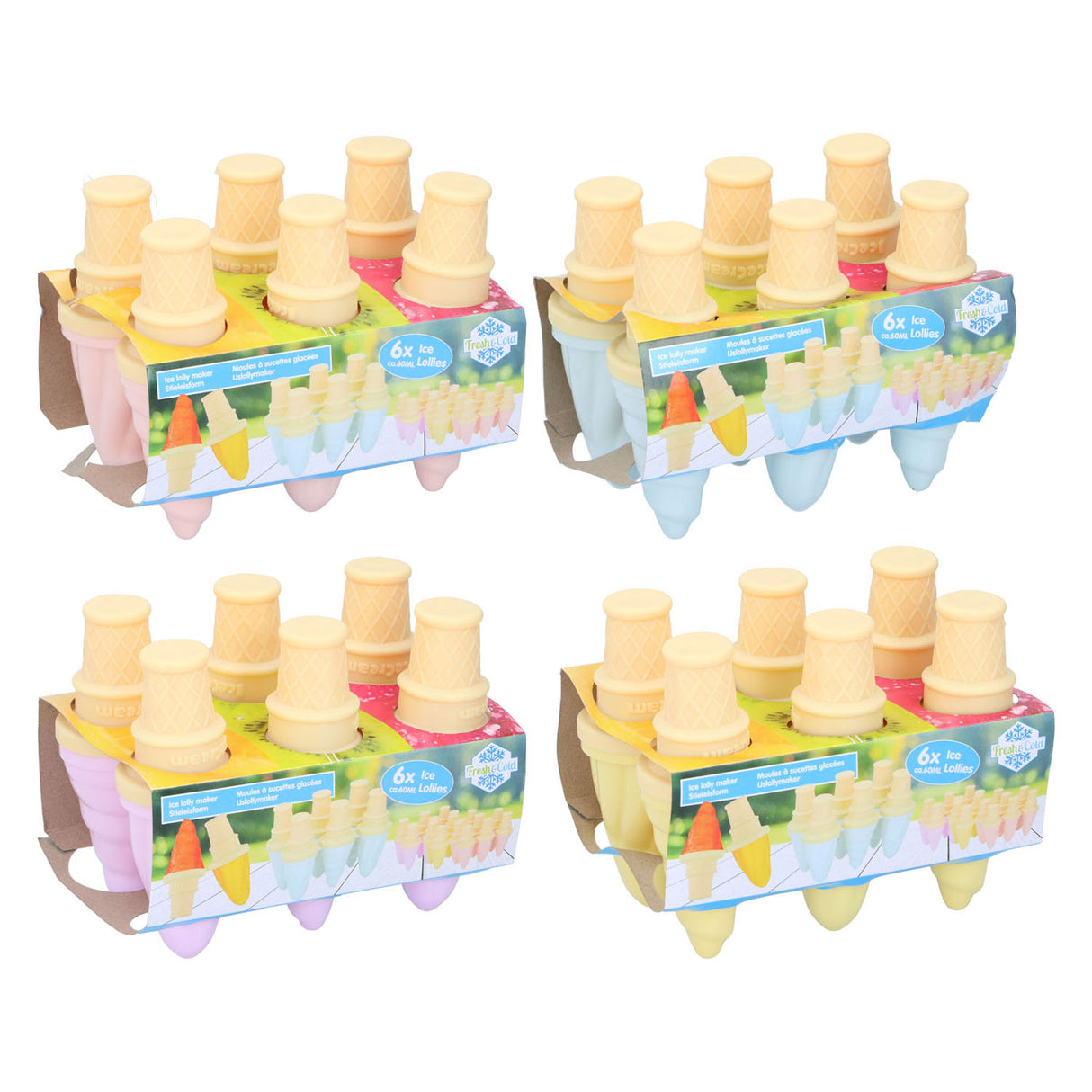 Icelolly Maker 60ml, 6dlg.