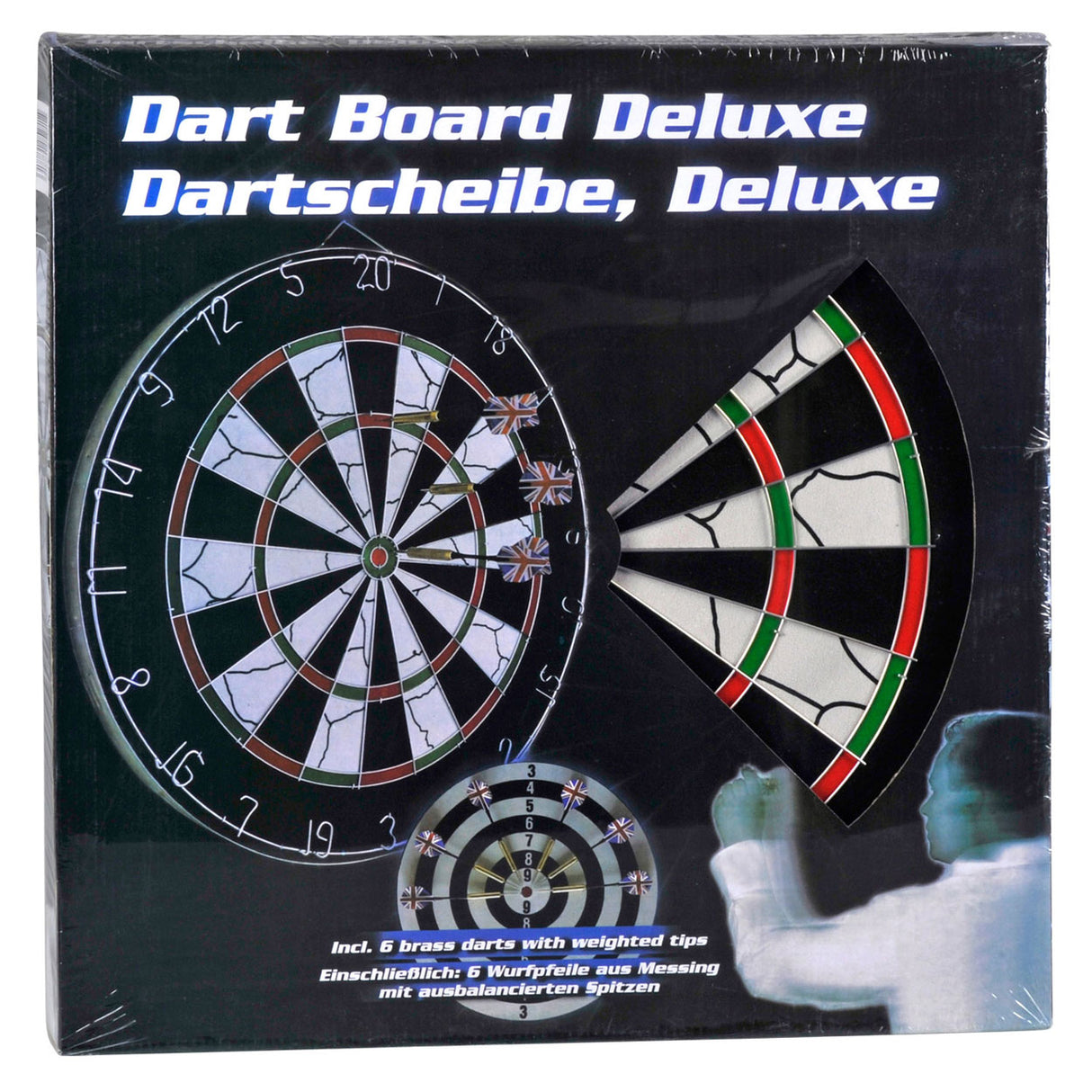 Dartboard Deluxe avec des flèches