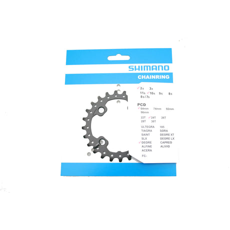 Shimano Chain Top Deore 10V 24T Y1RP24000 M617 Black