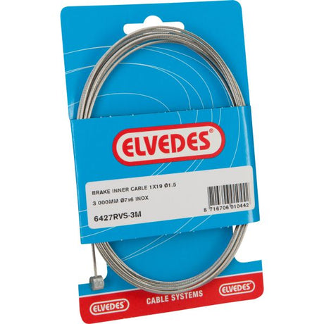 Rem Binnenkabel Elvedes 5000 mm en acier inoxydable Ø1,5 mm T-Nipple (sur carte)