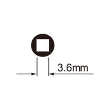 Icetoolz Spaak Kipple Key 12d3 pour 3,6 mm (mamelons carrés)