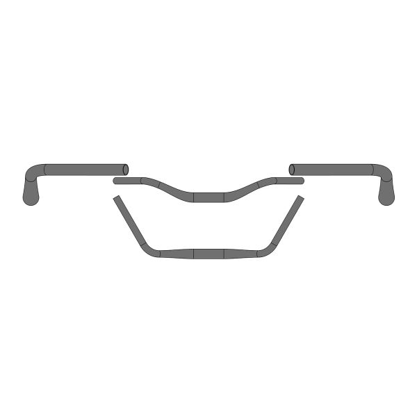 Ergotec Steering Moon Cruiser Ø31,8 x 610 mm - noir