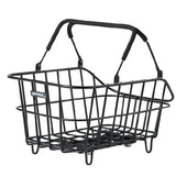 Panier à vélo Basil cento alu avec fixation cible 14 litres 39 x 24 x 15 - noir