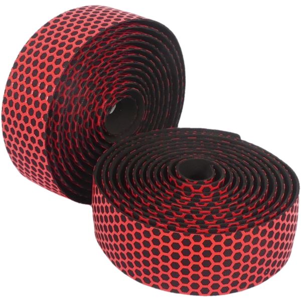 Guidon Edge silicone antidérapant - rouge (2 pièces dans une boîte)