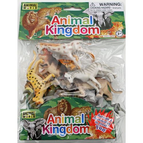 Basic Animal World Kingdom Wild Animals 8 pieces