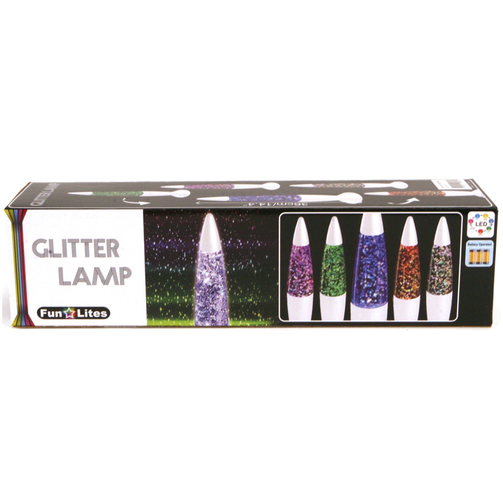 Grundlegende lustige Lites Glitzerlampe 35 cm