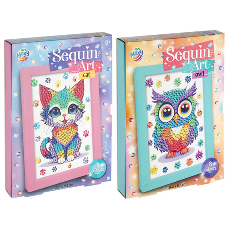 Un groupe d'artisanat créatif crée votre propre ensemble d'artisanat d'art à paillettes d'animaux, 8 couleurs