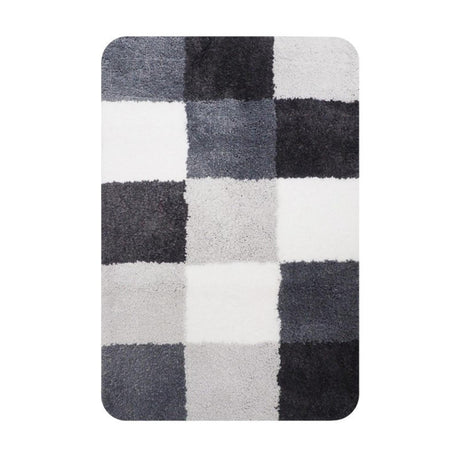 Tapis de bain maison hollandaise brest 60x90 cm gris
