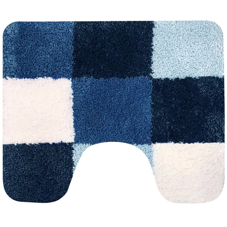 Tapis de toilette Dutch House Brest 60 x 50 cm bleu