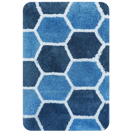 Tapis de bain Dutch House Rennes 60x90cm bleu