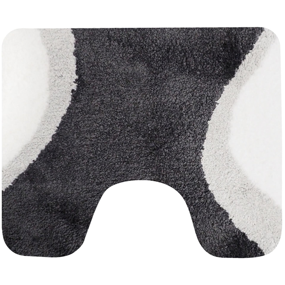 Tapis de toilette Dutch House Metz 60x50cm gris